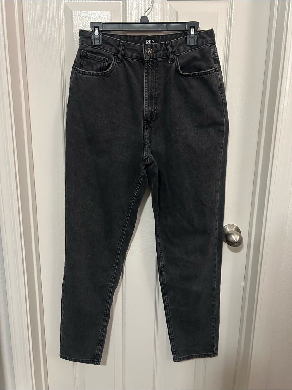 BDG Slim Straight Black Jeans